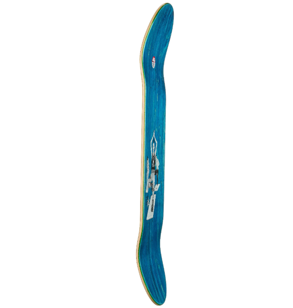 Anti Hero Grant Fart Yoga Skateboard Deck White Brown 8.5x14.25WB