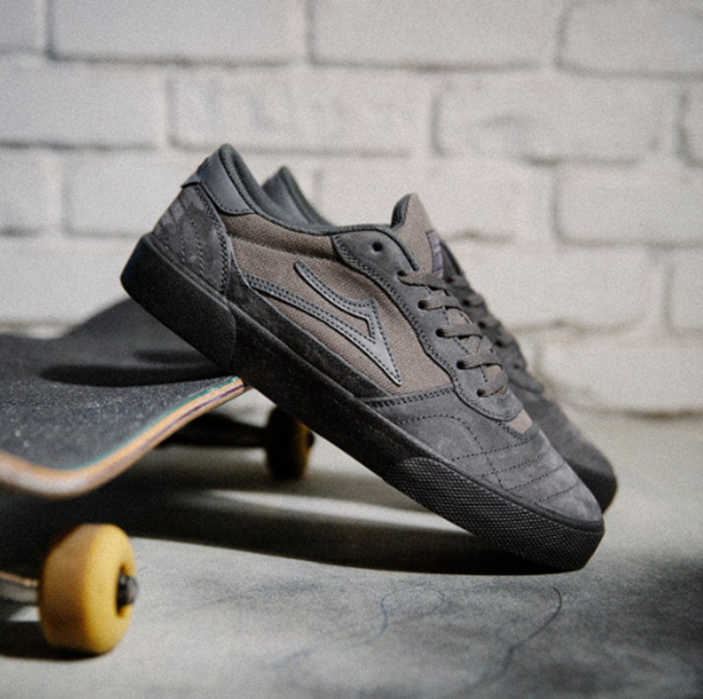 Lakai Cambridge Suede Skate Shoes Charcoal