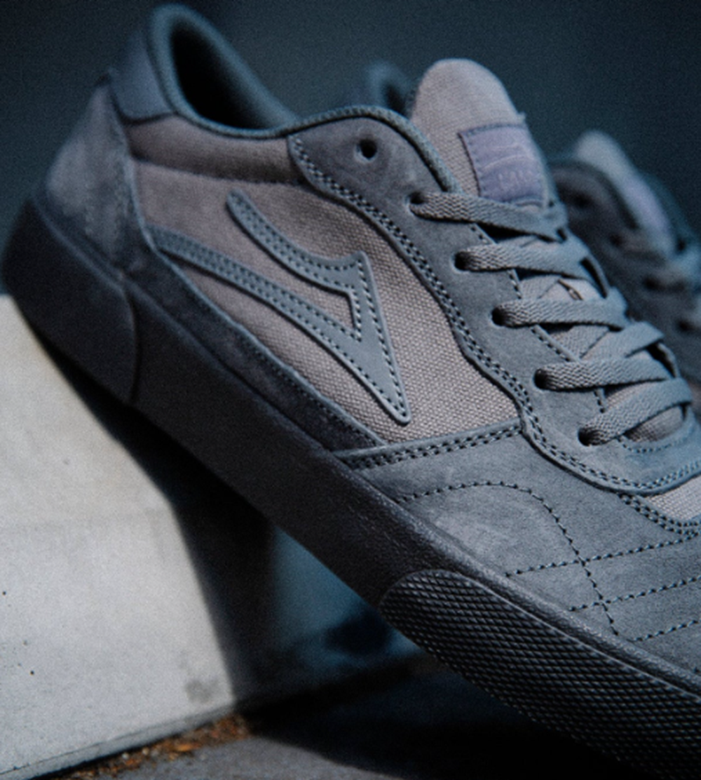 Lakai Cambridge Suede Skate Shoes Charcoal