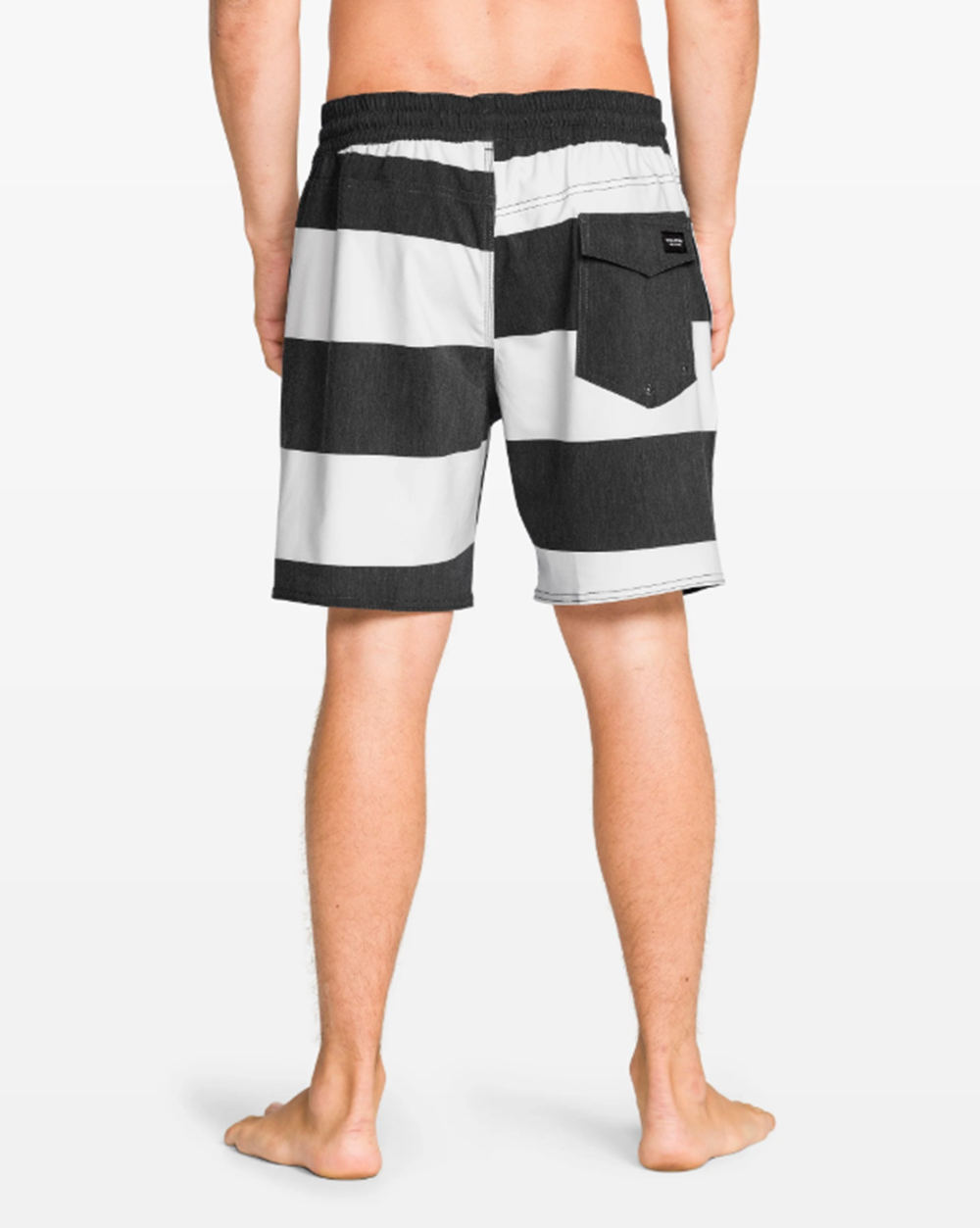 Volcom Psyche Cotton 17 Trunks Black White