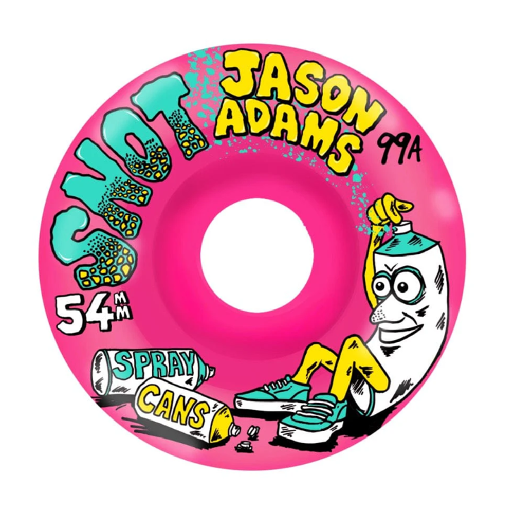Snot Adams Spray Cans Wheels Pink 54/99a