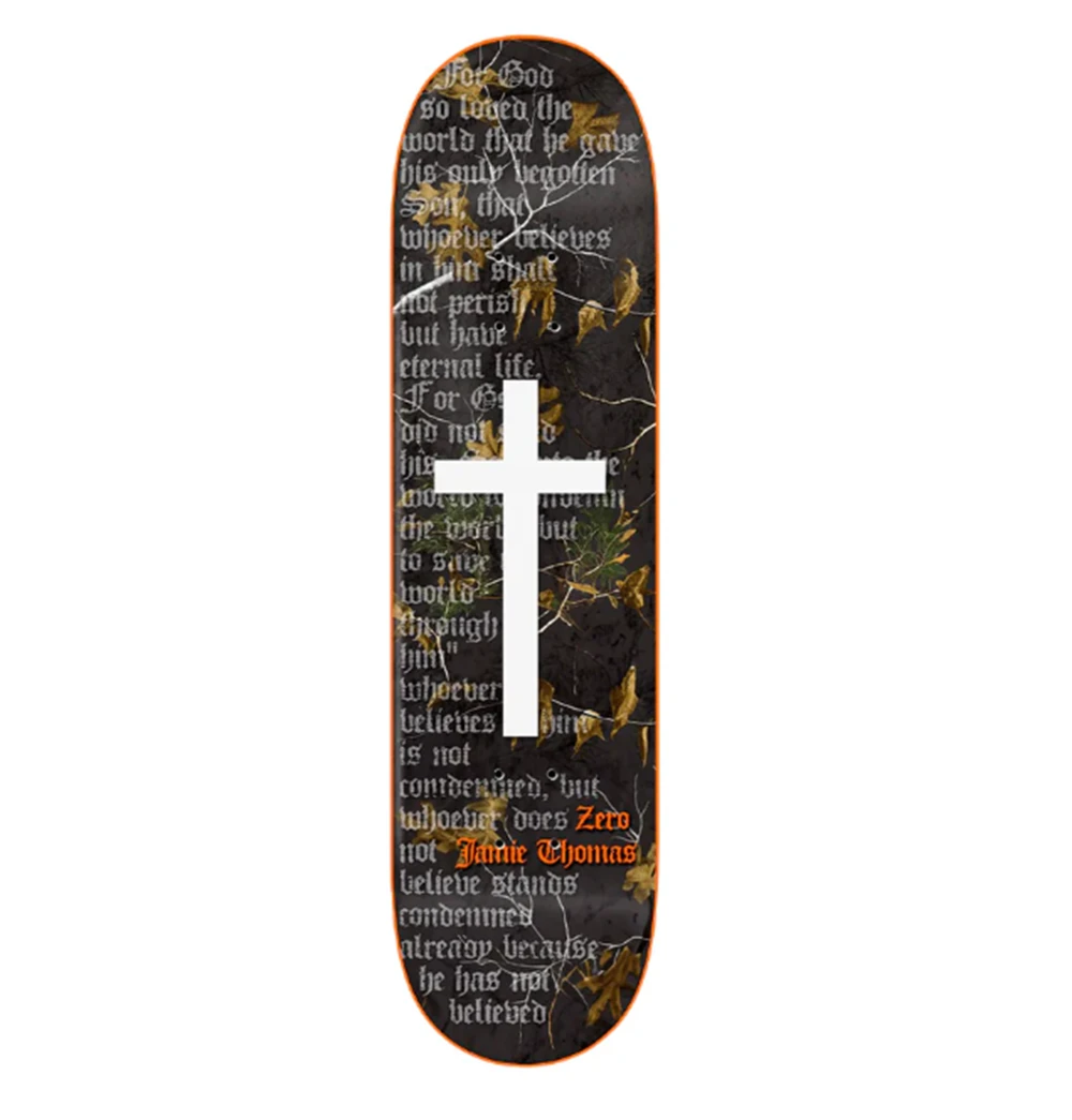 Zero Thomas Real Tree Skateboard Deck Black 8.25x14WB