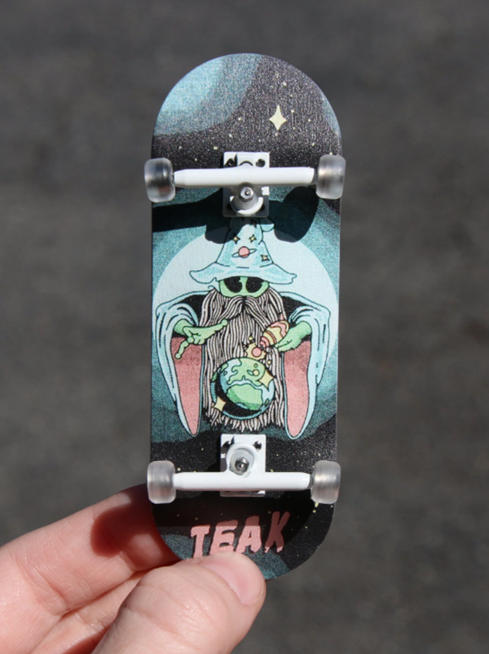 Teak Pro Gen2 Mystic Glow Fingerboard Complete Blue 34mm