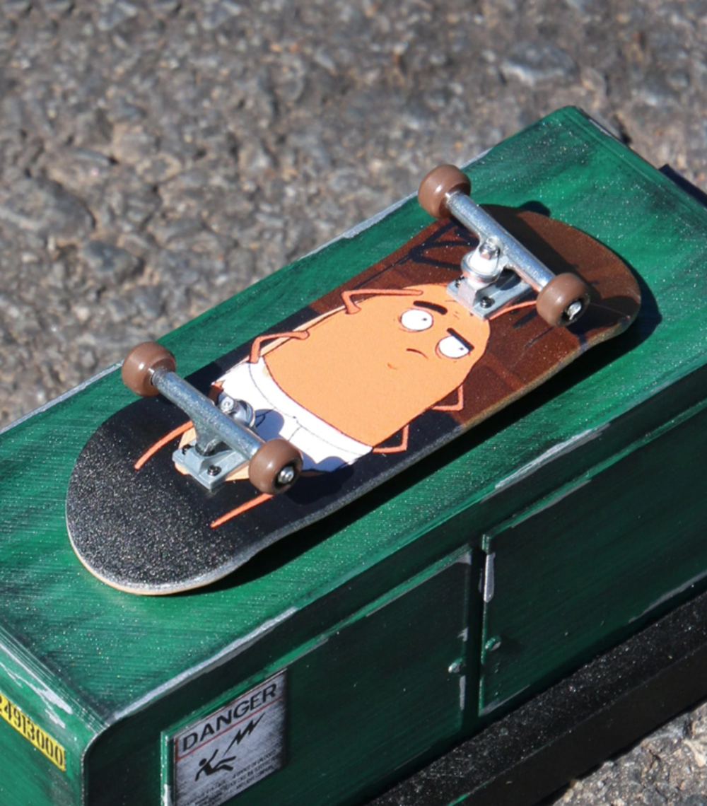 Teak Pro Gen2 Tighty Fingerboard Complete Orange 32mm