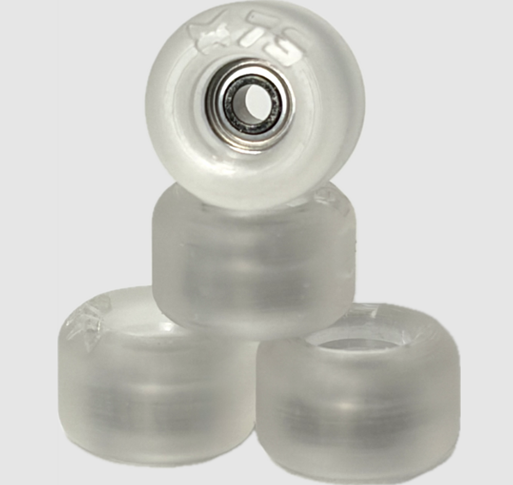 Bloob Pro Fingerboard Wheels Abec5 Clear 7.0mm x 5.1mm