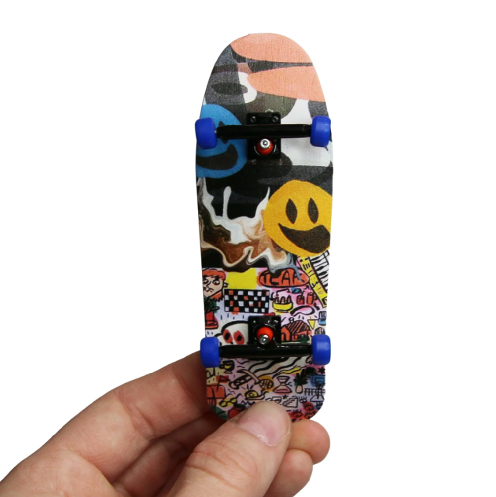 Teak Pro Gen2 Carlsbad Cruiser Fingerboard Complete Black Blue 34mm