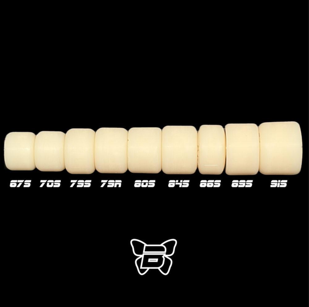 Bloob Pro Fingerboard Wheels Abec5 Cream 7.6mm