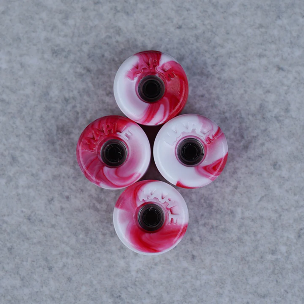 Maple Pro Fingerboard Wheels Bowls Ruby Swirl 9mm x 5mm