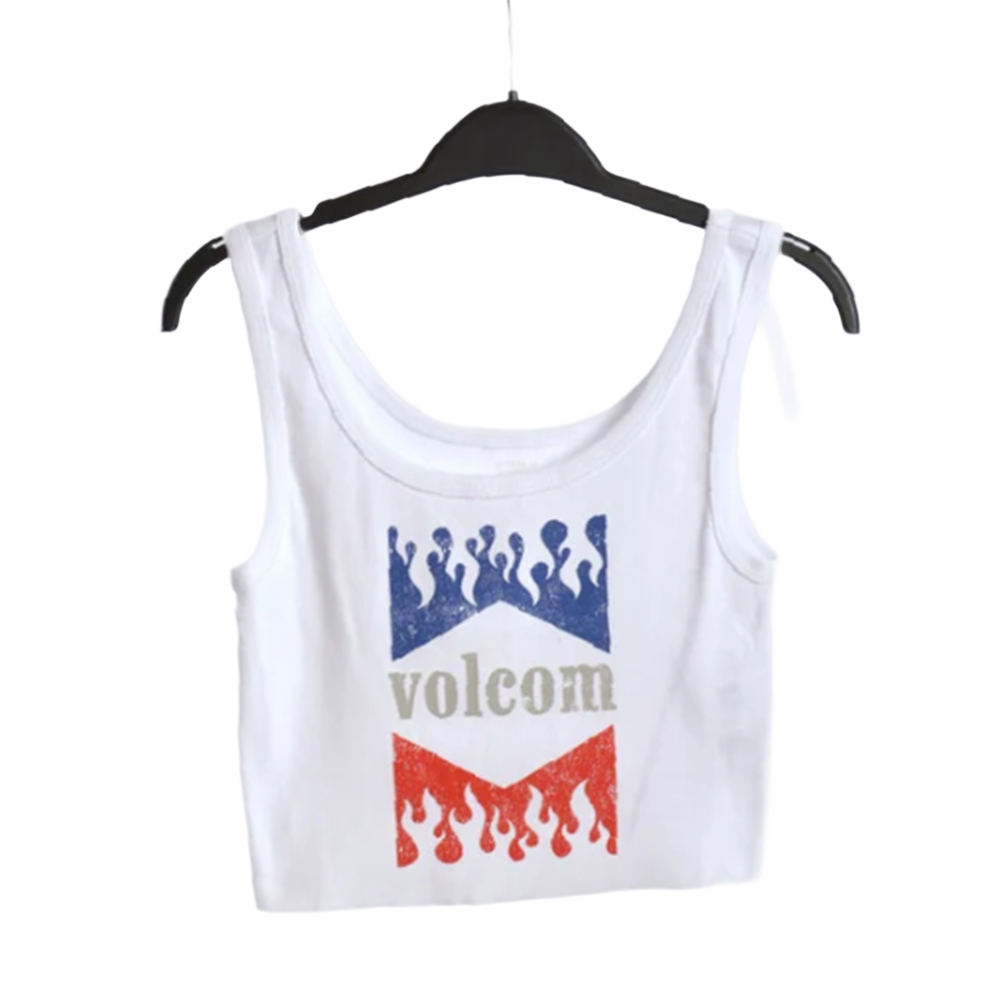 Volcom Heatwave Tidal Wave Tank Womens White