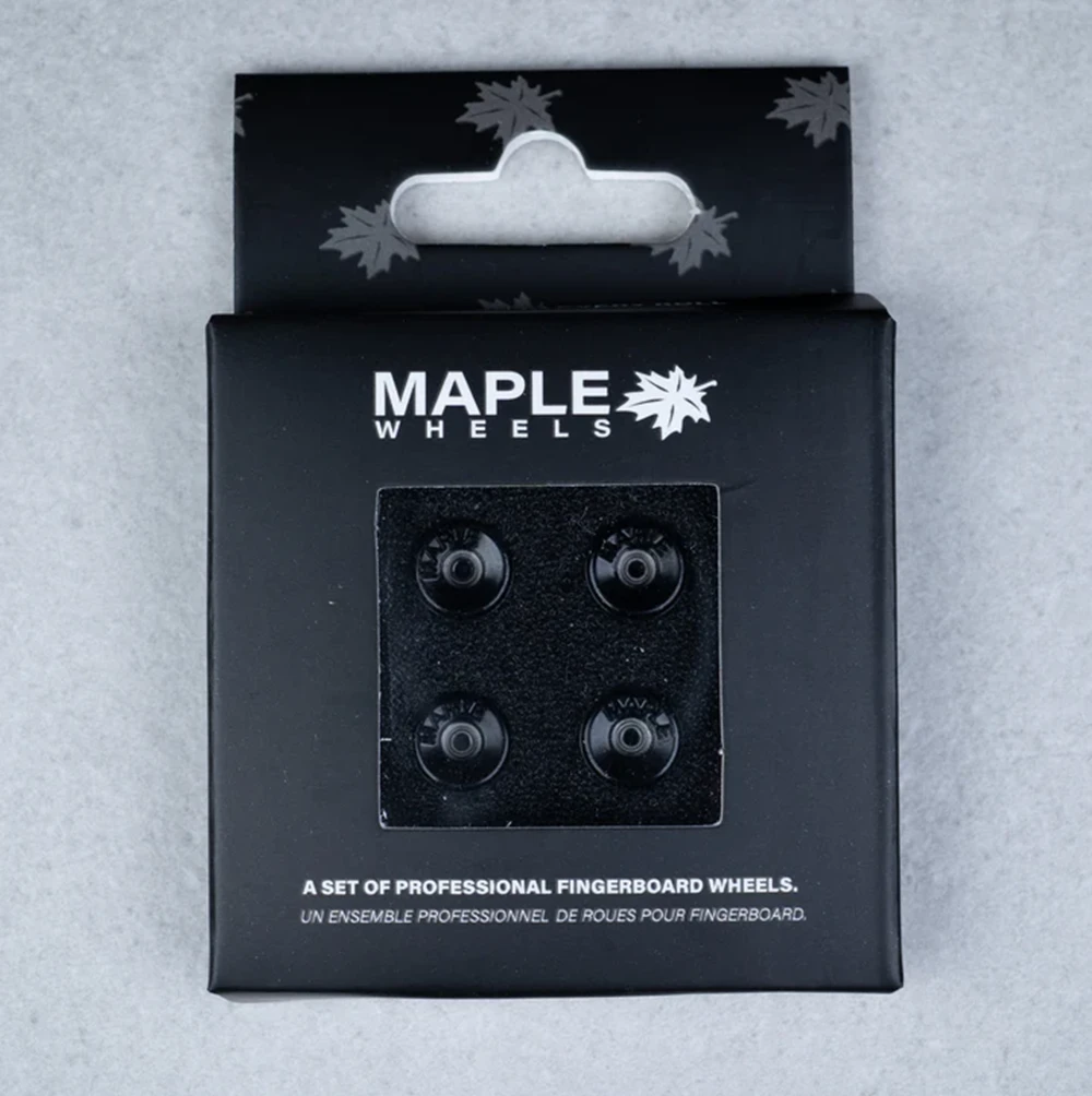 Maple Pro Fingerboard Wheels Bowls Onyx 9mm x 5mm