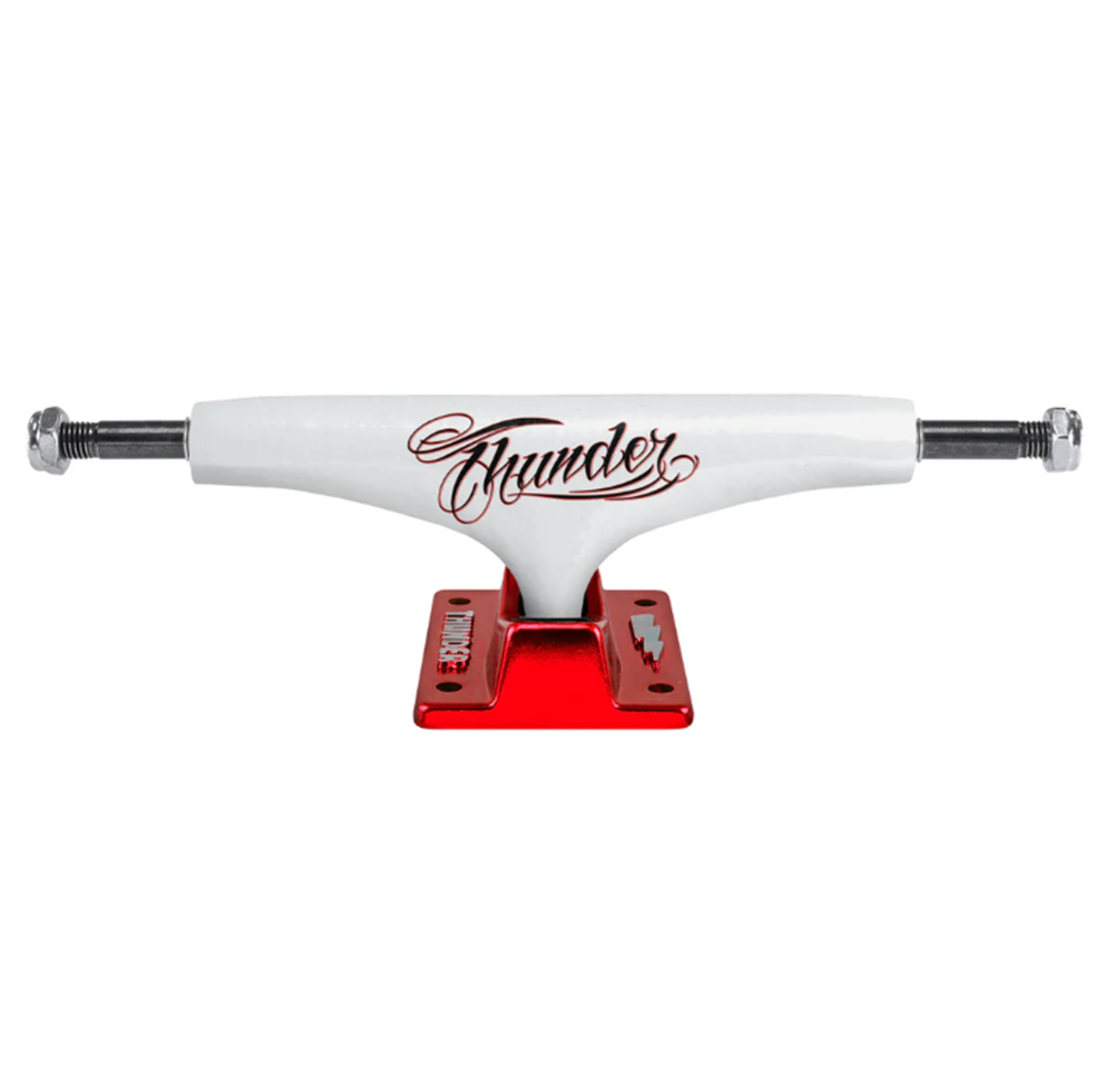 Thunder Hollow Light Flash Trucks Red White 148mm Set