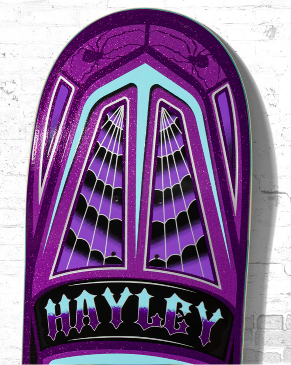 Real Hayley Threadline TruFit Skateboard Deck Purple 8.38x14WB