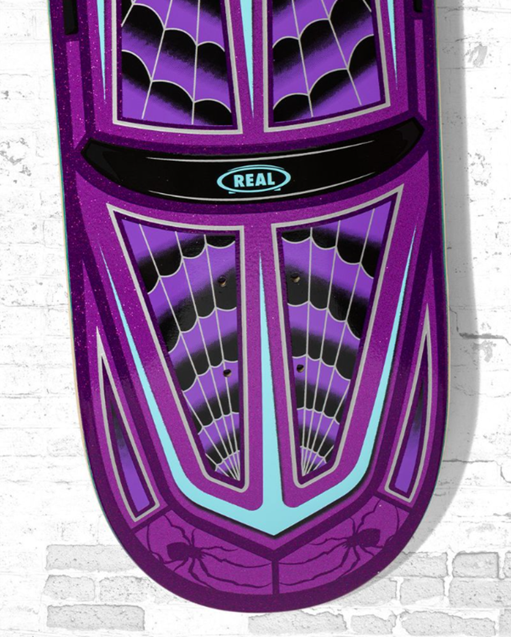 Real Hayley Threadline TruFit Skateboard Deck Purple 8.38x14WB