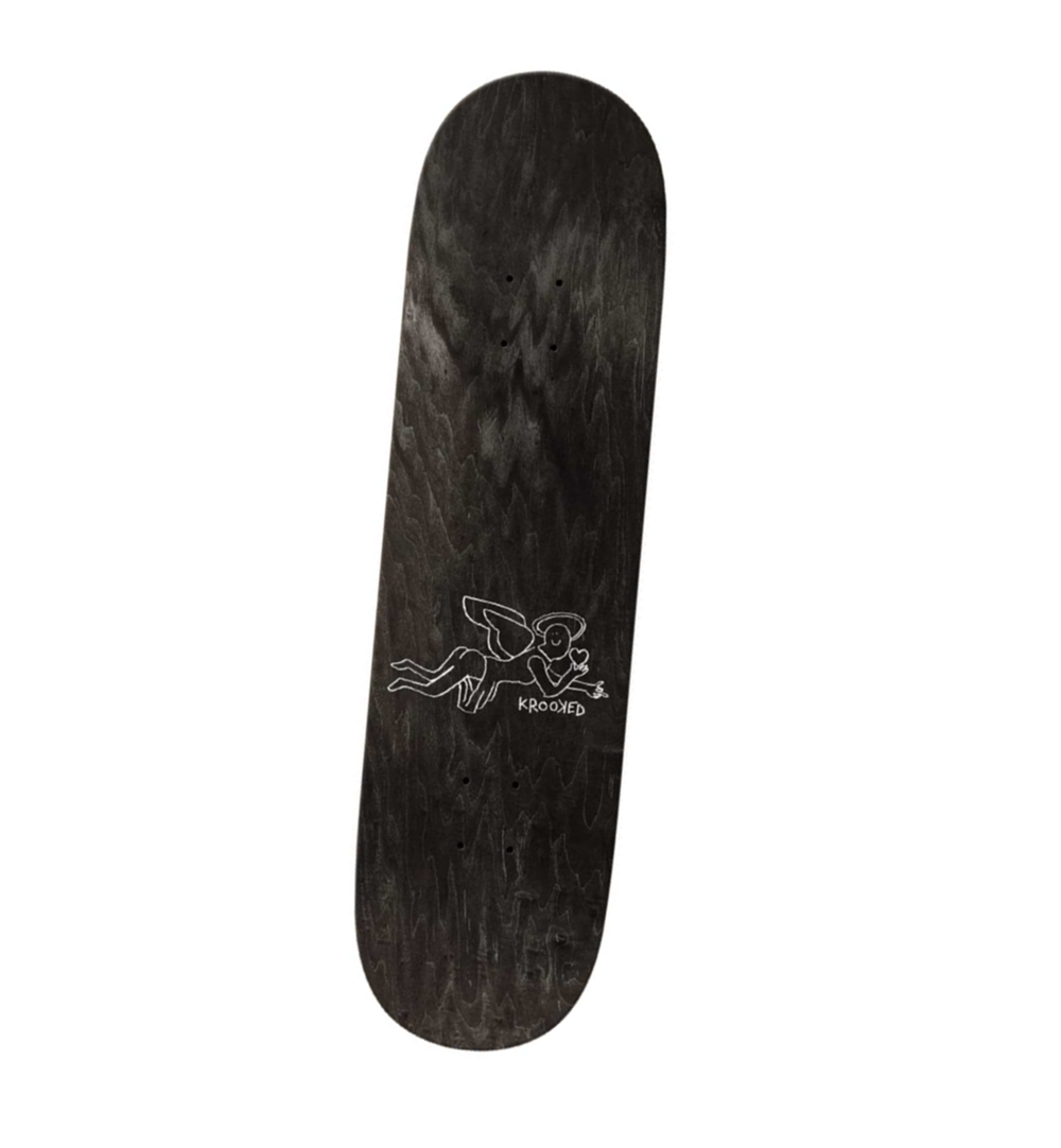 Krooked Knox Angel Skateboard Deck Navy 8.5x14.38WB