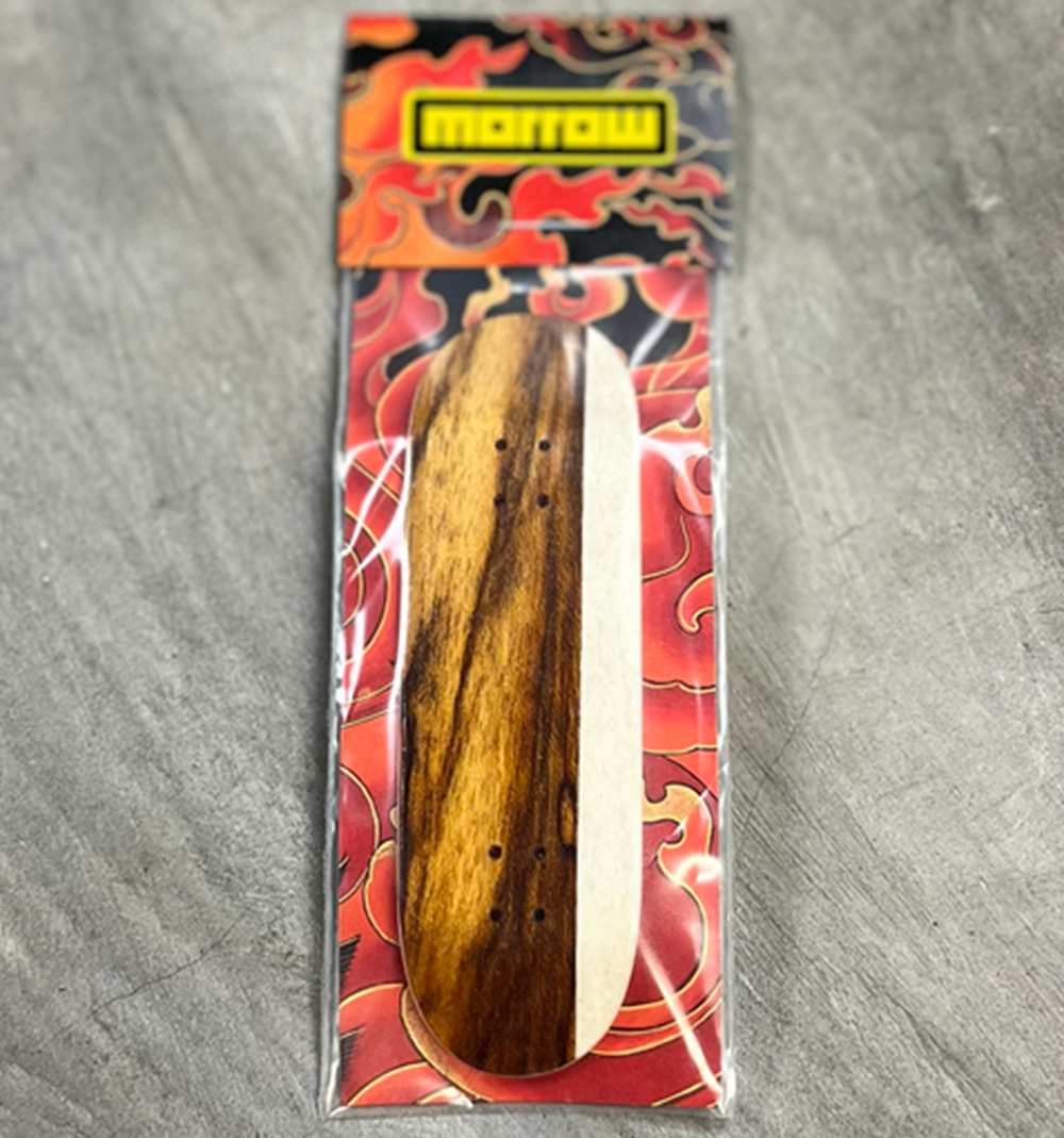 Morrow Fingerboard Deck Vertical Split Brown 31x99.5