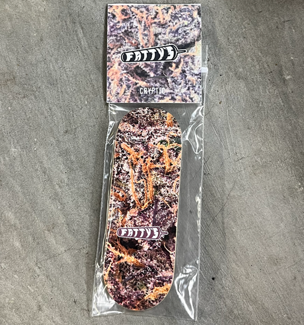 Fattys Crypitc Fingerboard Deck Tropical Treat 34mm Mellow Mold