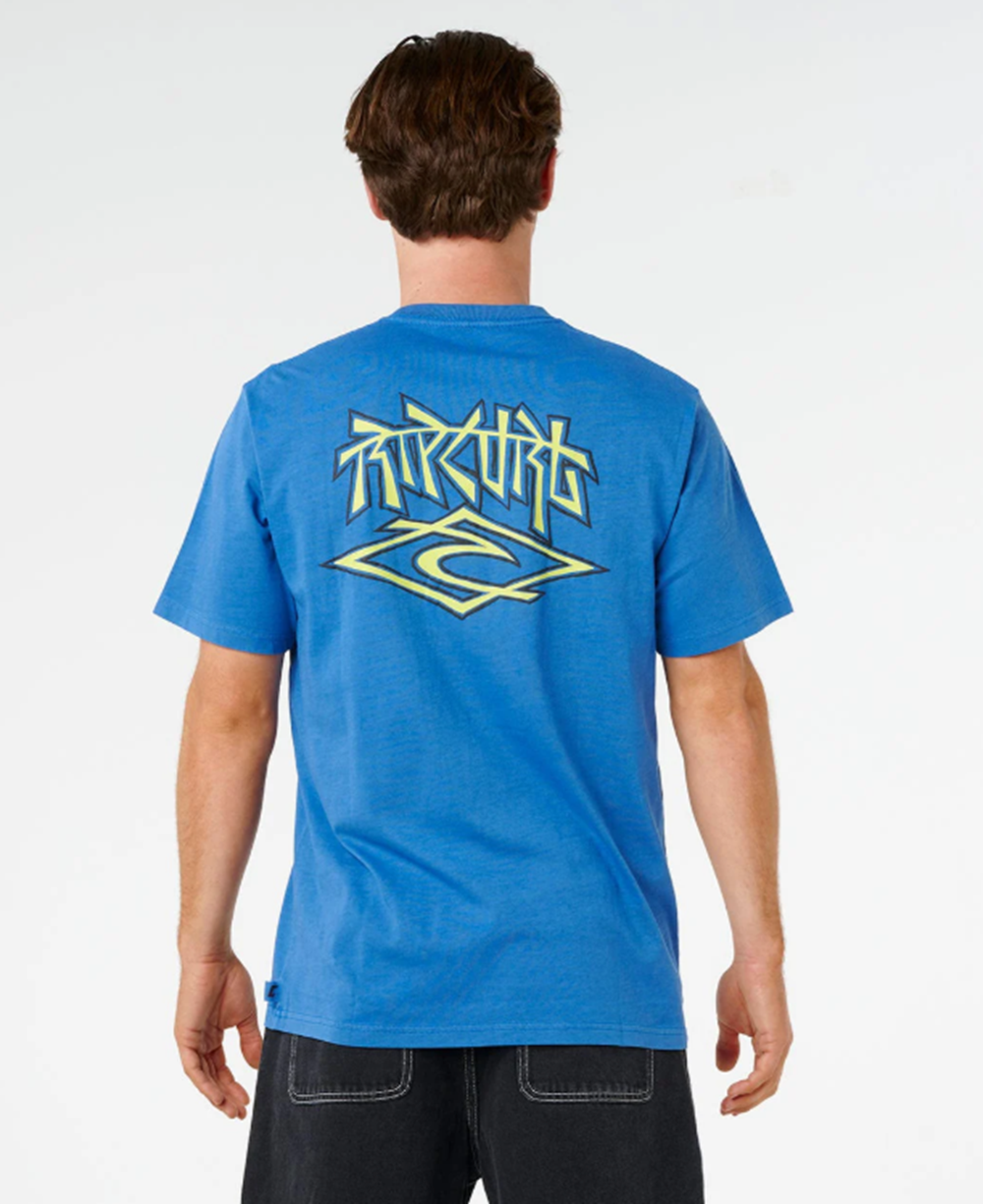 Rip Curl Liquid Trips Arch Tee Royal Blue