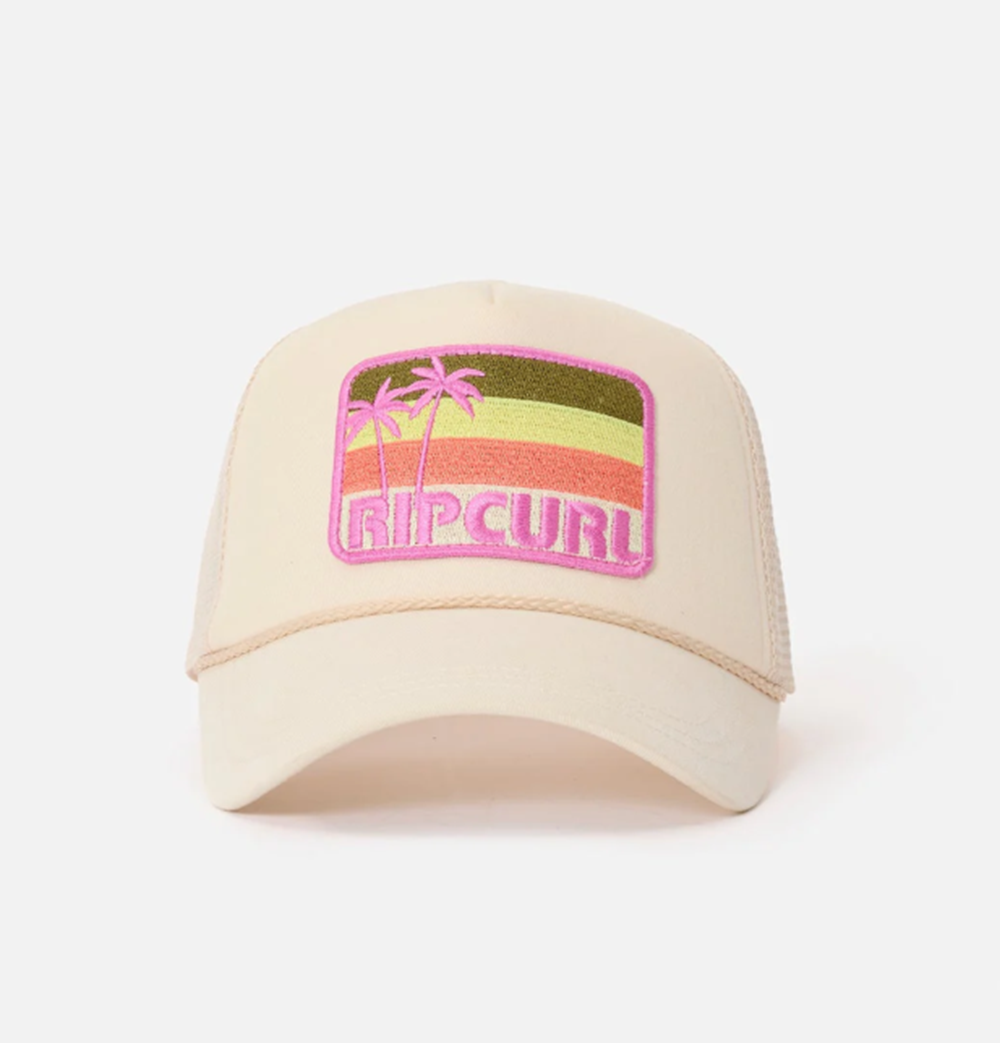 Rip Curl Mixed Revival Trucker Hat Cream Onesize