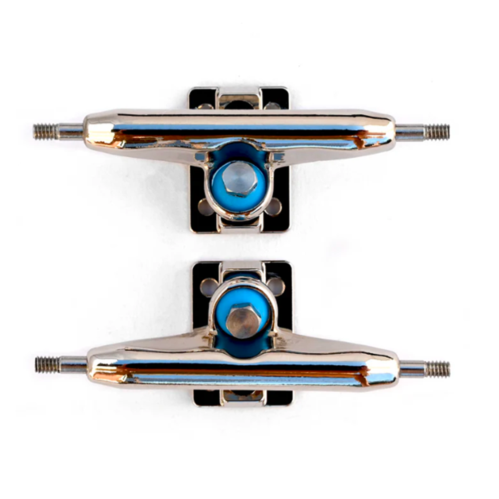 Delidecks Trux Hex Hybrid Fingerboard Trucks Purple Silver 34mm