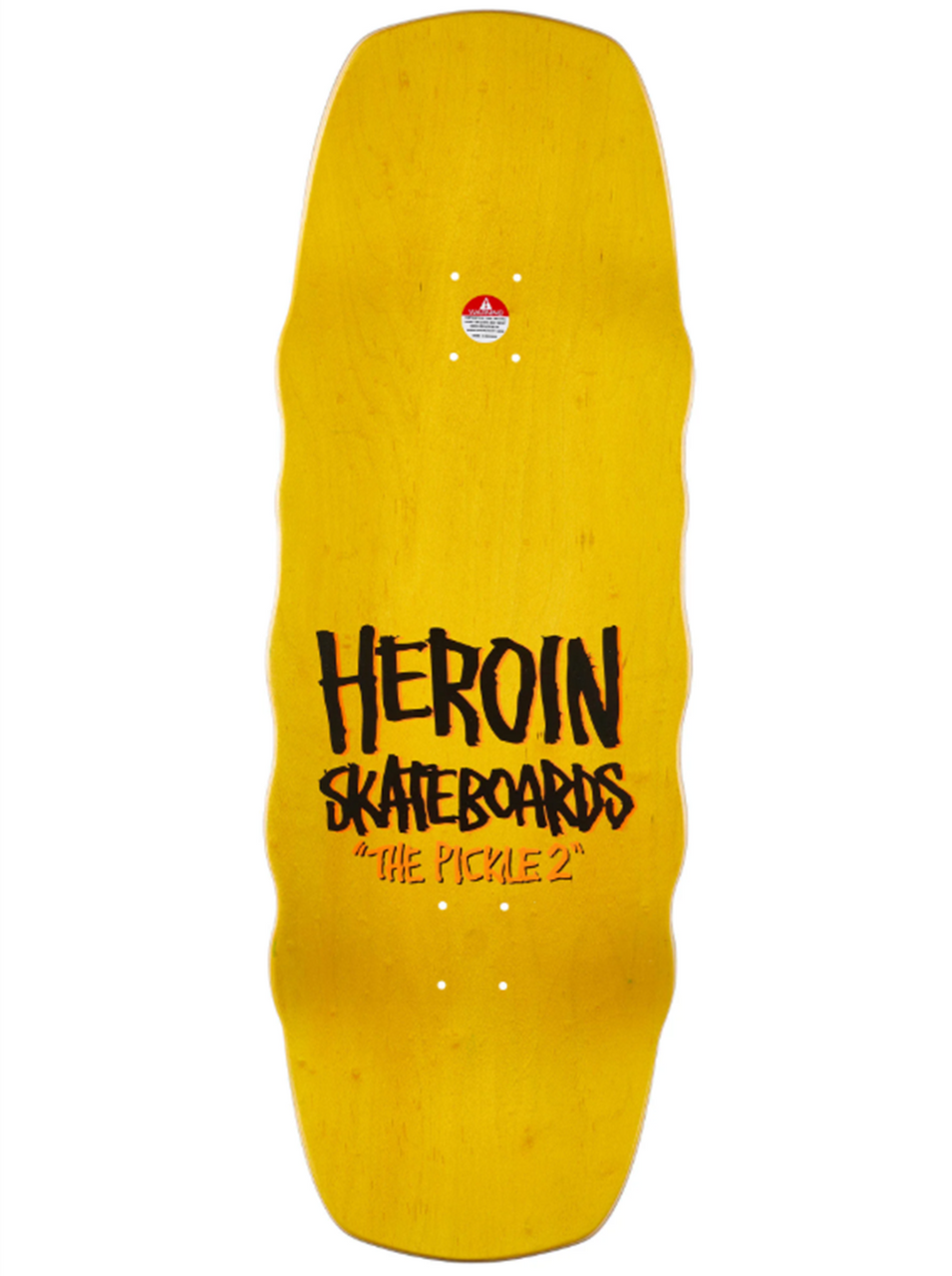 Heroin The Pickle 2 Skateboard Deck Green 11.125