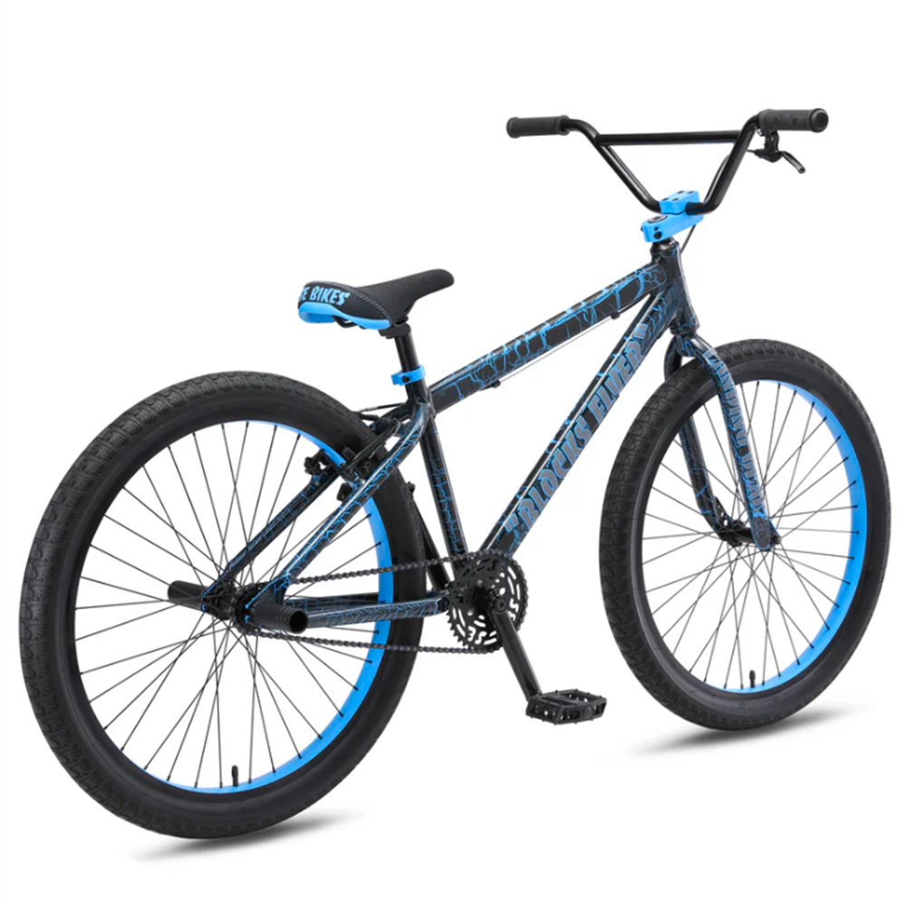 SE Blocks Flyer Bike Blue Crackle 26