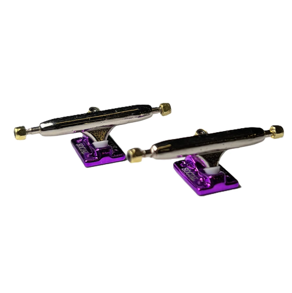 Social Team Pro Fingerboard Trucks Purple Chrome 32mm