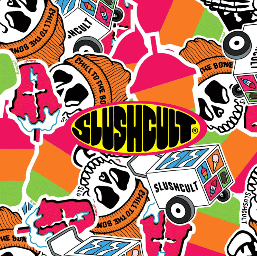 Slushcult Anywhere Side Bag Sticker Slap One Size