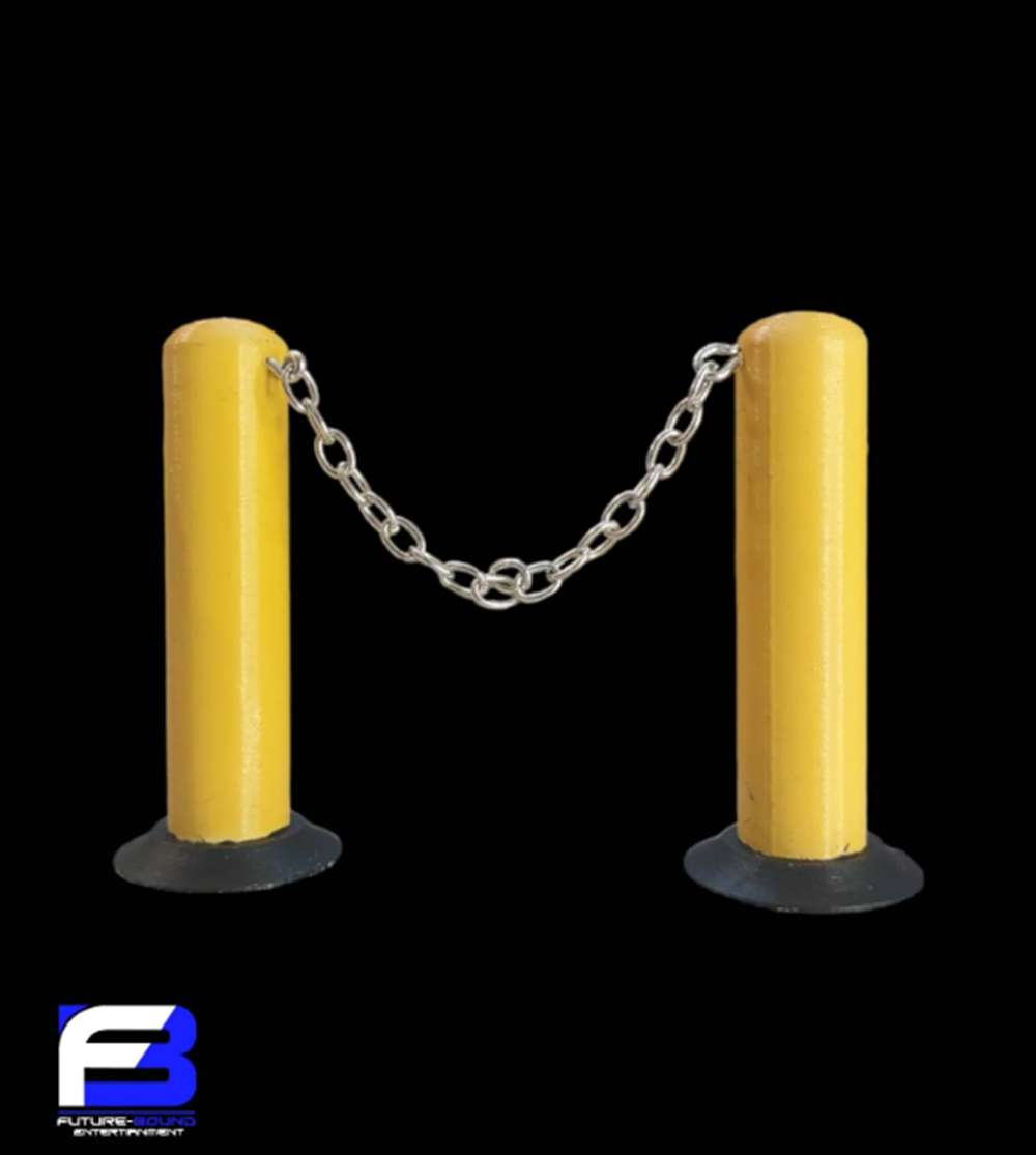 FutureBoundPrints Chain Barrier Thrashed Yellow 2.5 inch