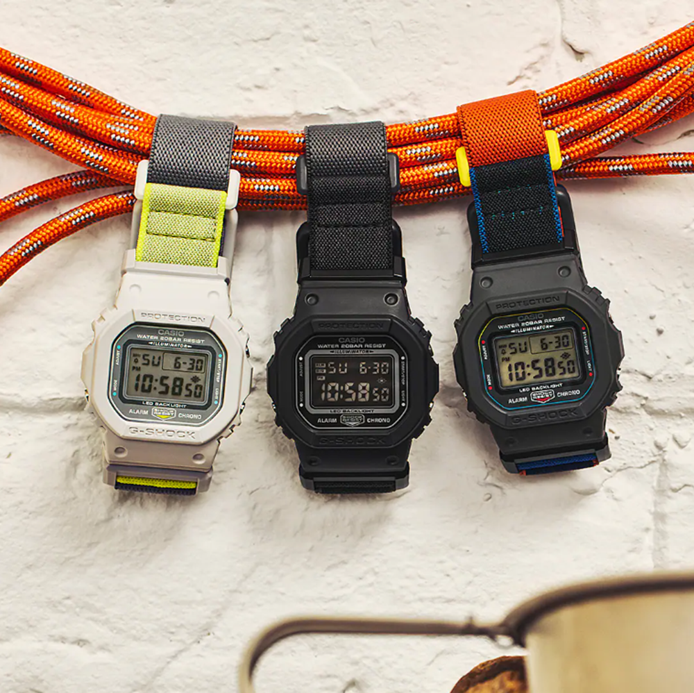 GSHOCK DW5600MNC8A2 Black Blue Orange Onesize
