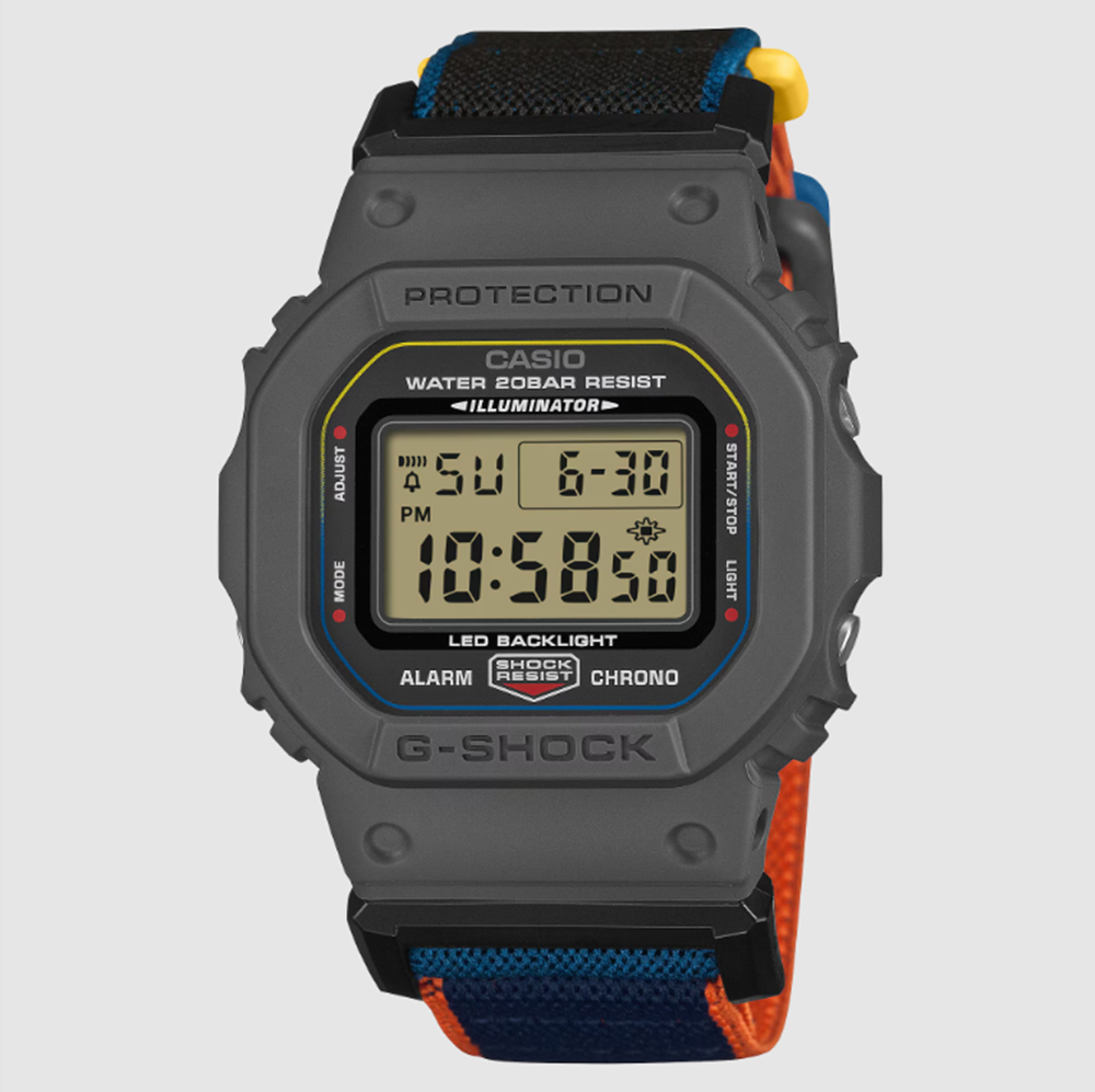 GSHOCK DW5600MNC8A2 Black Blue Orange Onesize