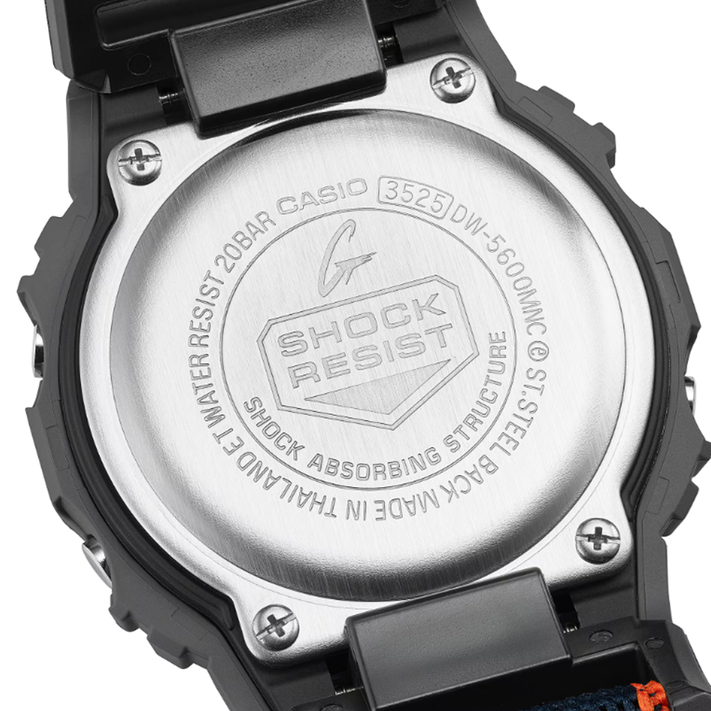 GSHOCK DW5600MNC8A2 Black Blue Orange Onesize