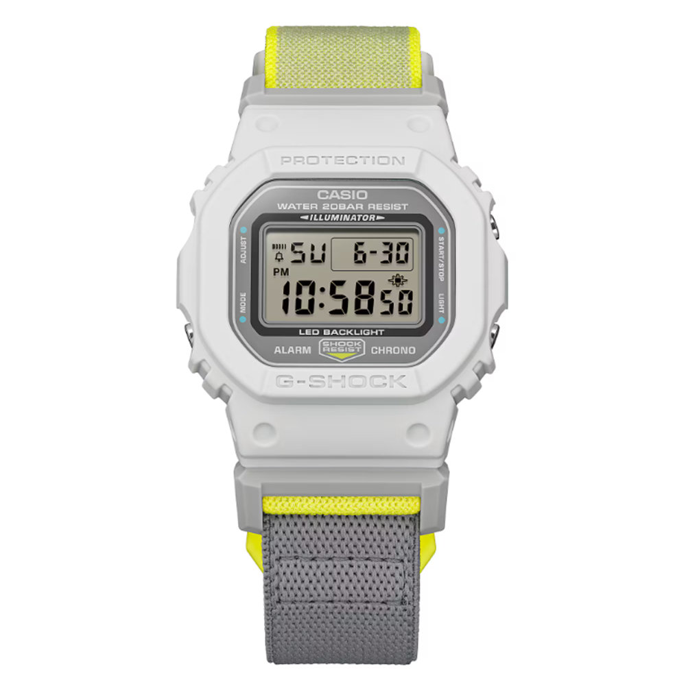 GSHOCK DW5600MNC7A8 White Green Yellow Onesize