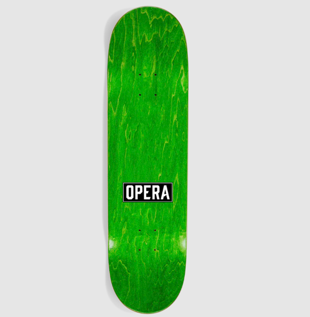 Opera Neo Ex7 Skateboard Deck Black Holographic 8.25