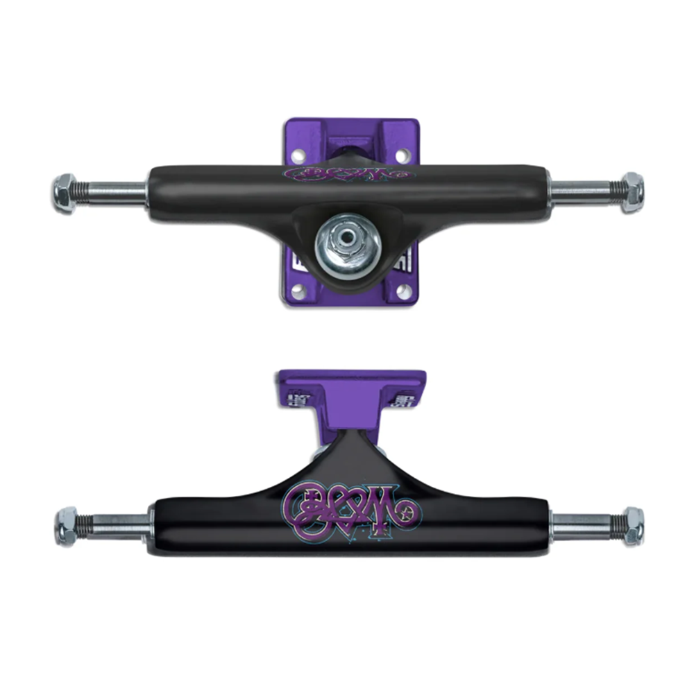 Slappy ST1 Classic Hollow BAM Pro Trucks Black Purple 8.5