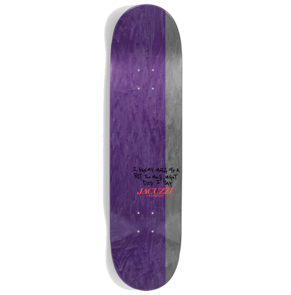 Jacuzzi John Dilo MummyEX7 Skateboard Deck Pink 8.25x14.25WB