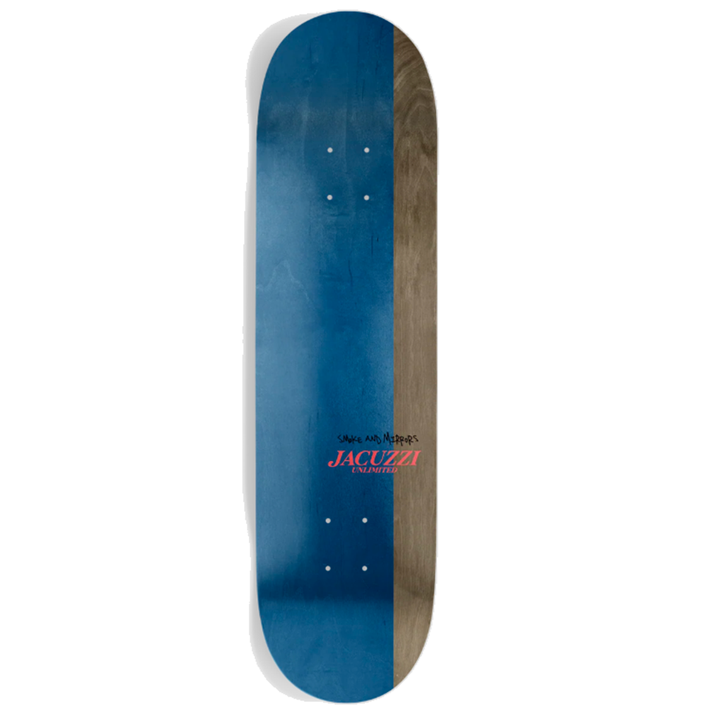 Jacuzzi Mitchell Race Car EX7 Skateboard Deck White 8.5x14.25