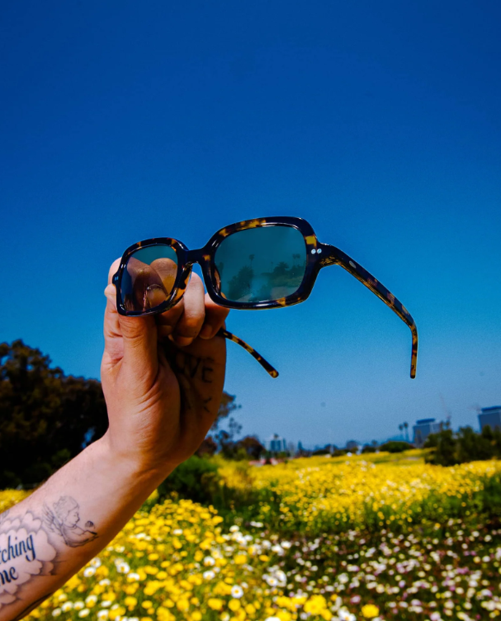 Crap Dream Cassette Sunglasses Luna Tortoise Olive