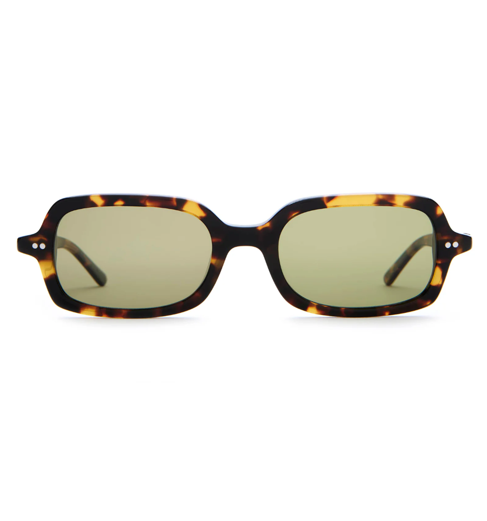 Crap Dream Cassette Sunglasses Luna Tortoise Olive