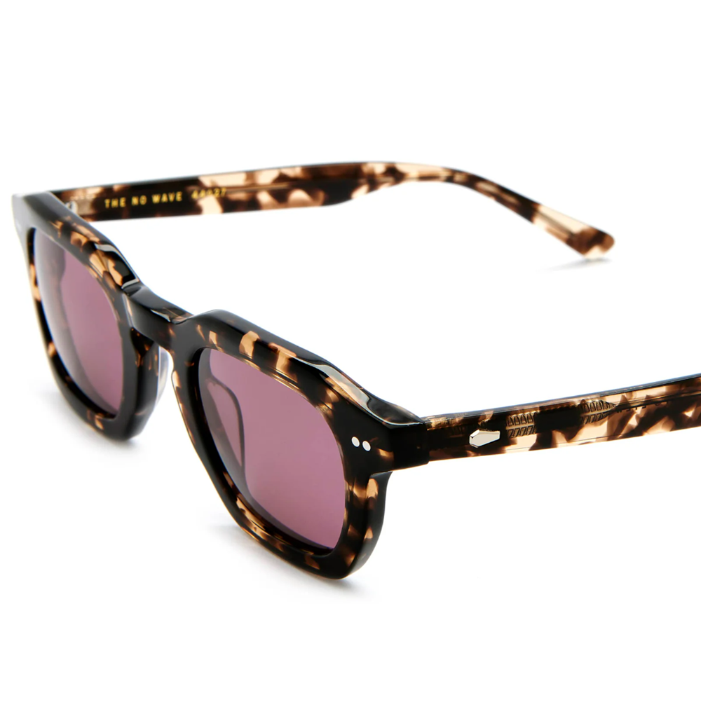 Crap No Wave Polarized Sunglasses Desert Tortoise Plum