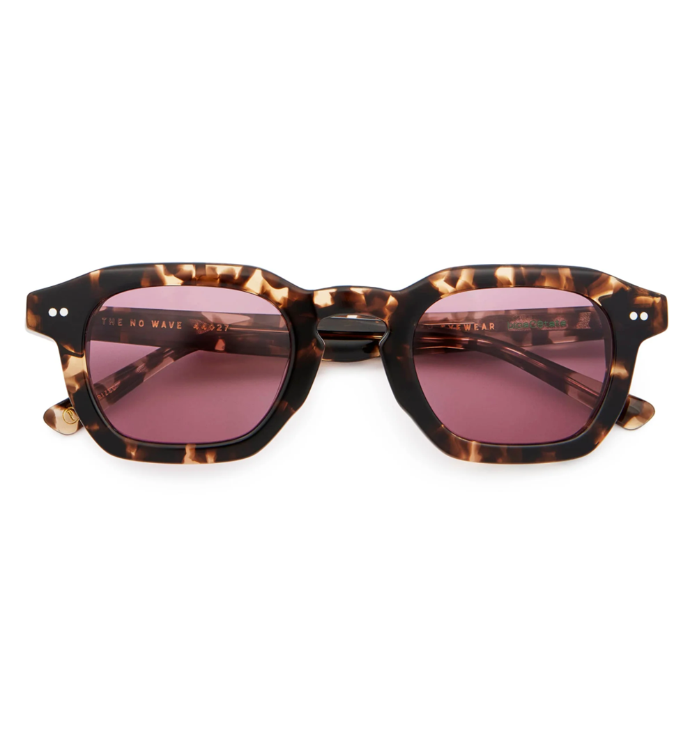 Crap No Wave Polarized Sunglasses Desert Tortoise Plum