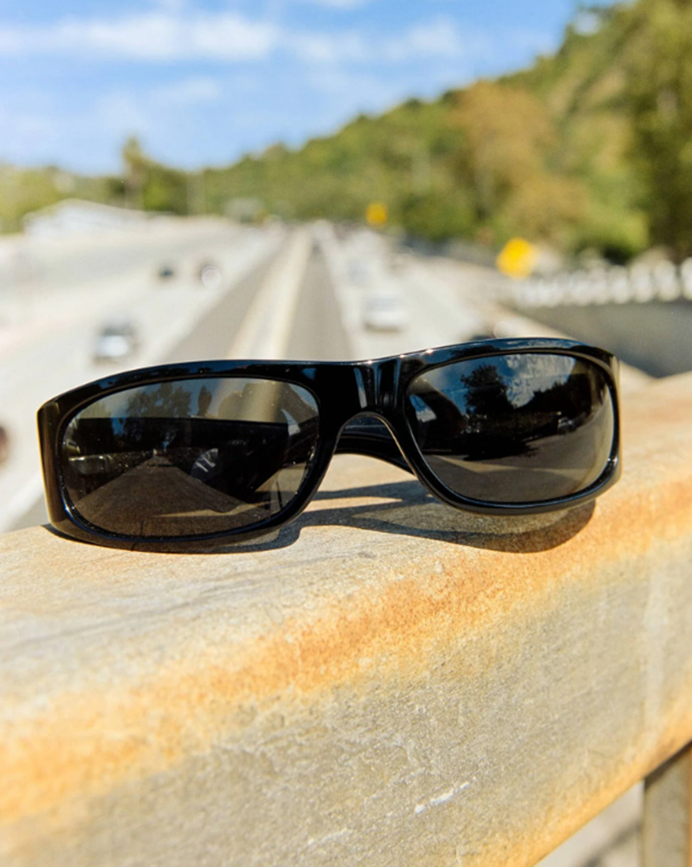 Crap Speed Charm Polarized Sunglasses Black Grey