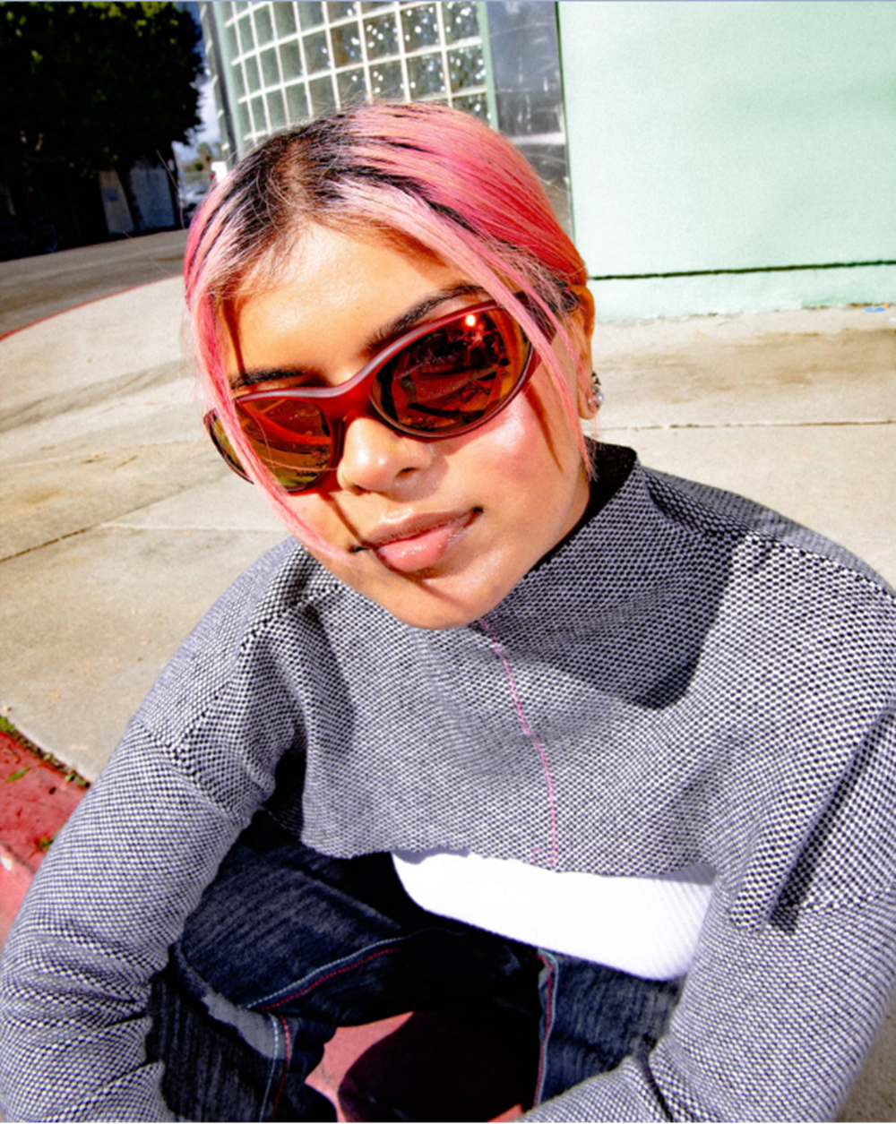 Crap Warp Zone Sunglasses Cherry Red