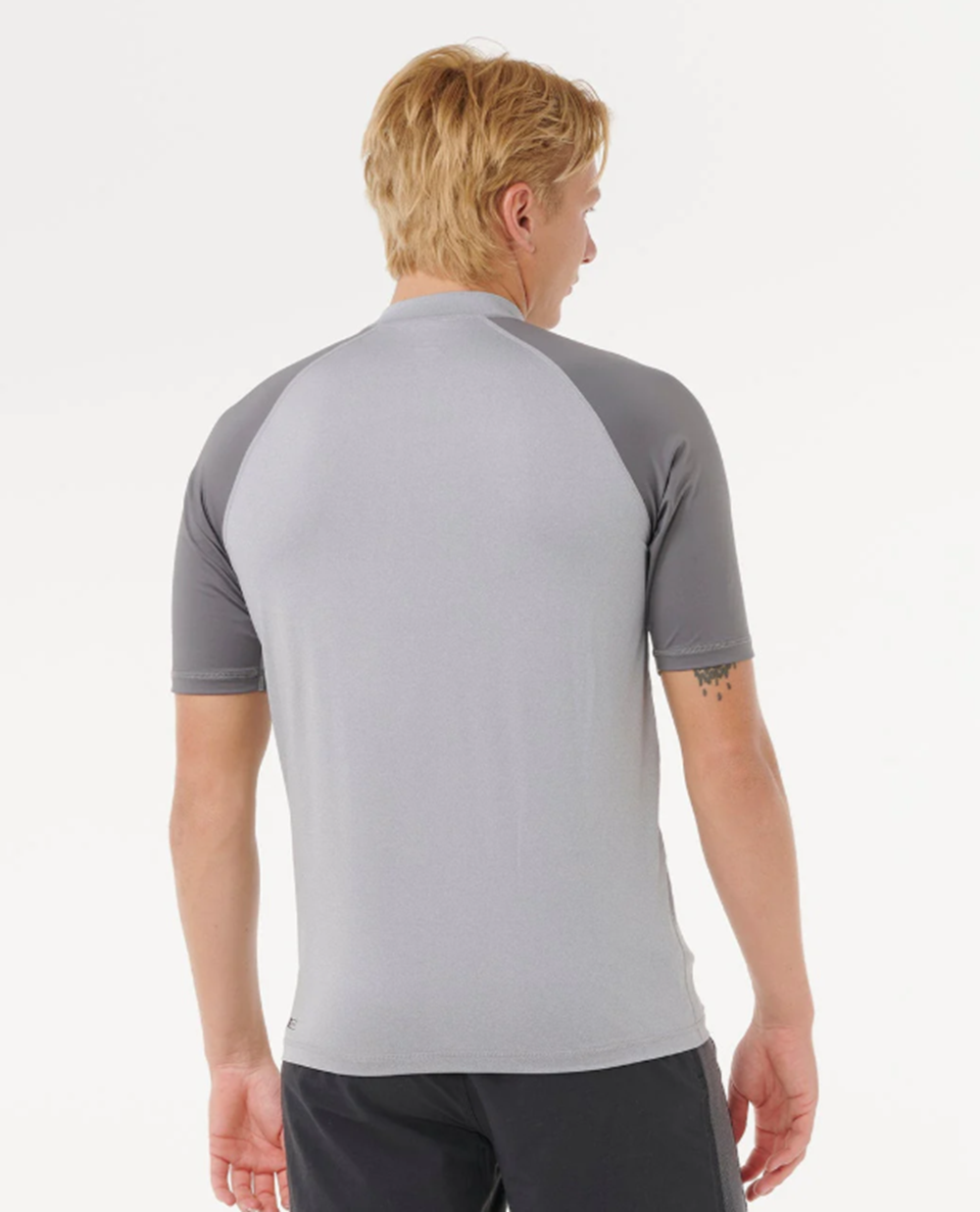 Rip Curl SS Shock UPF Tshirt Mens Grey Marle