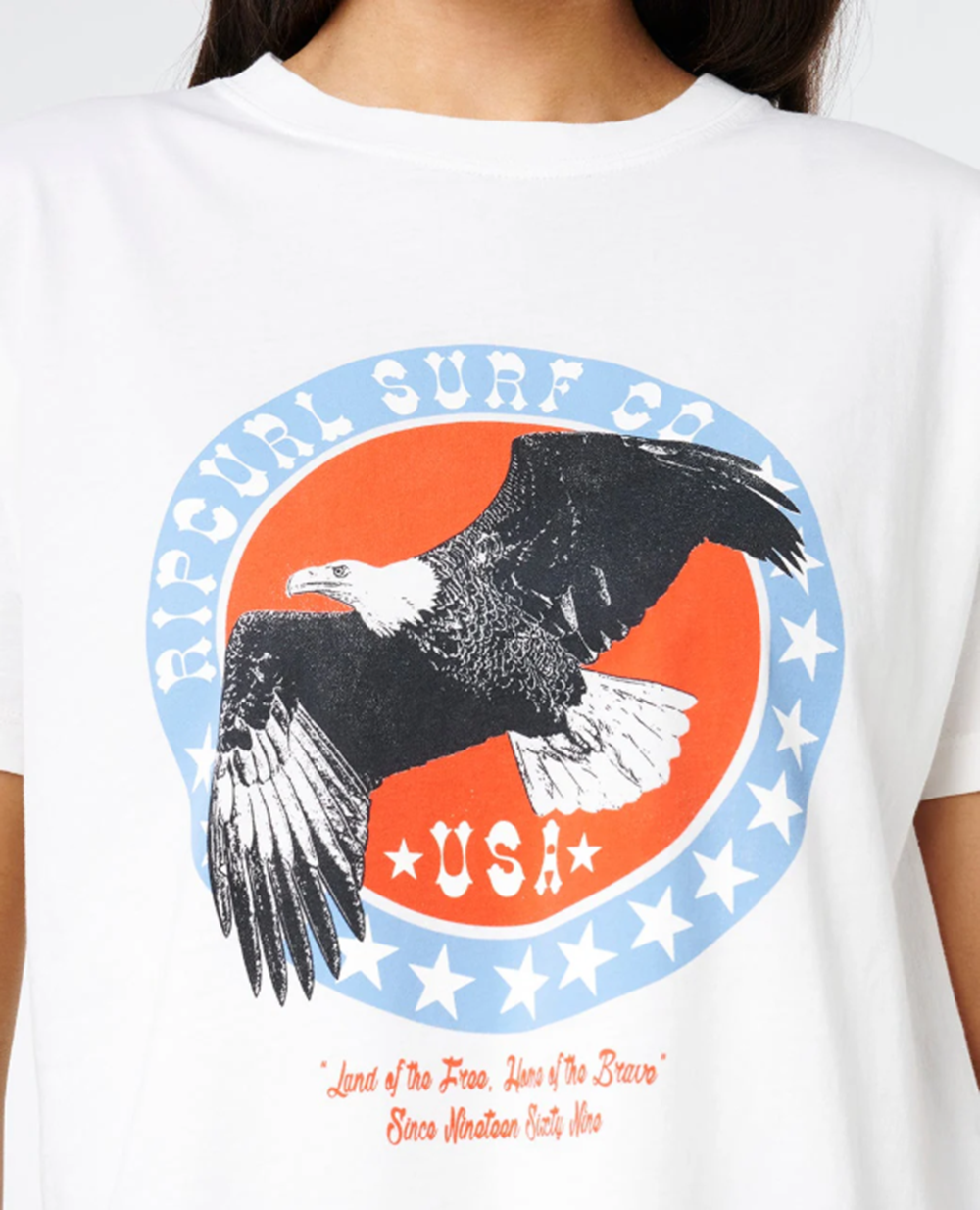 Rip Curl 4th of July Relaxed Tshirt Bone