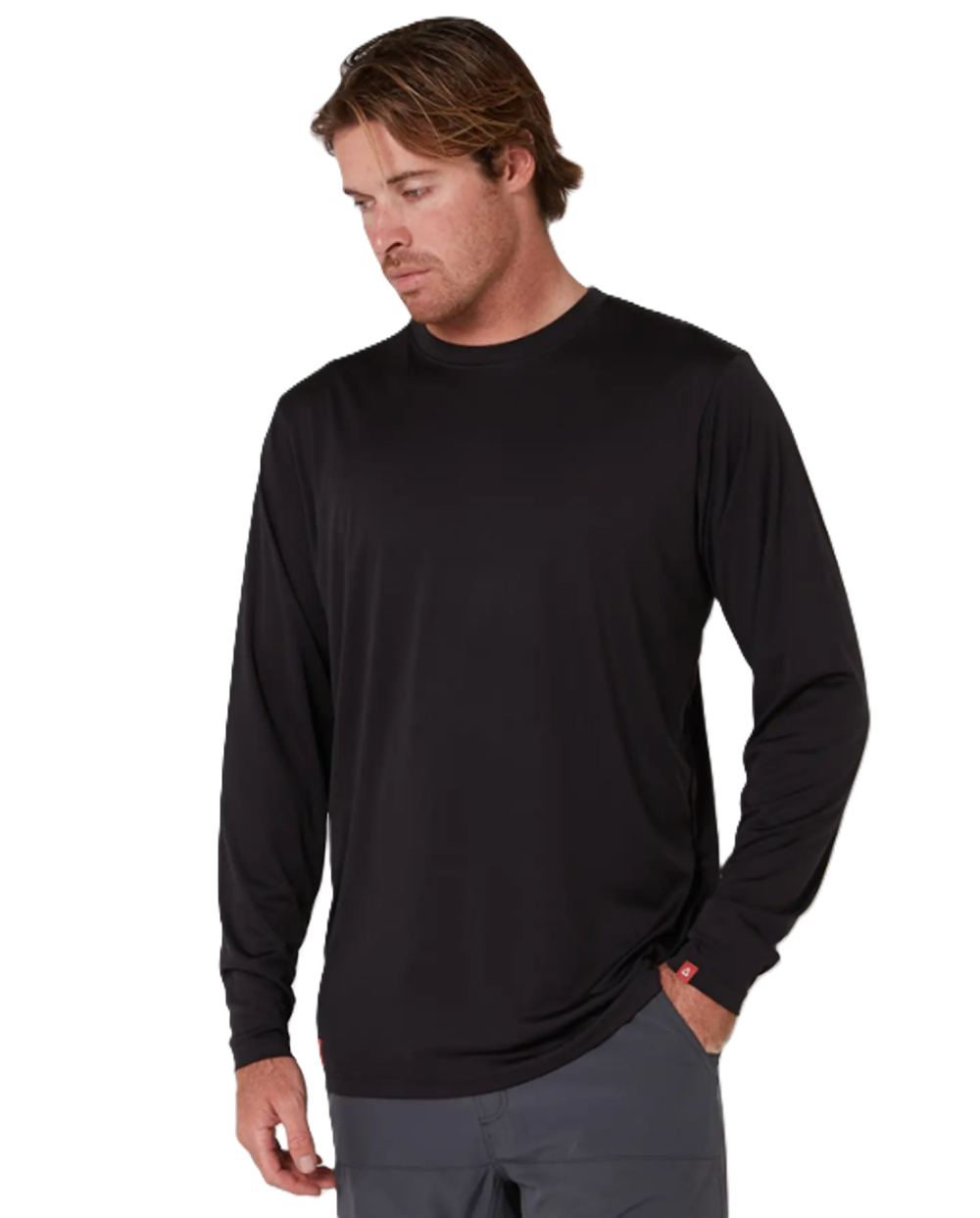 Follow Sun Tee Longsleeve UPF Black