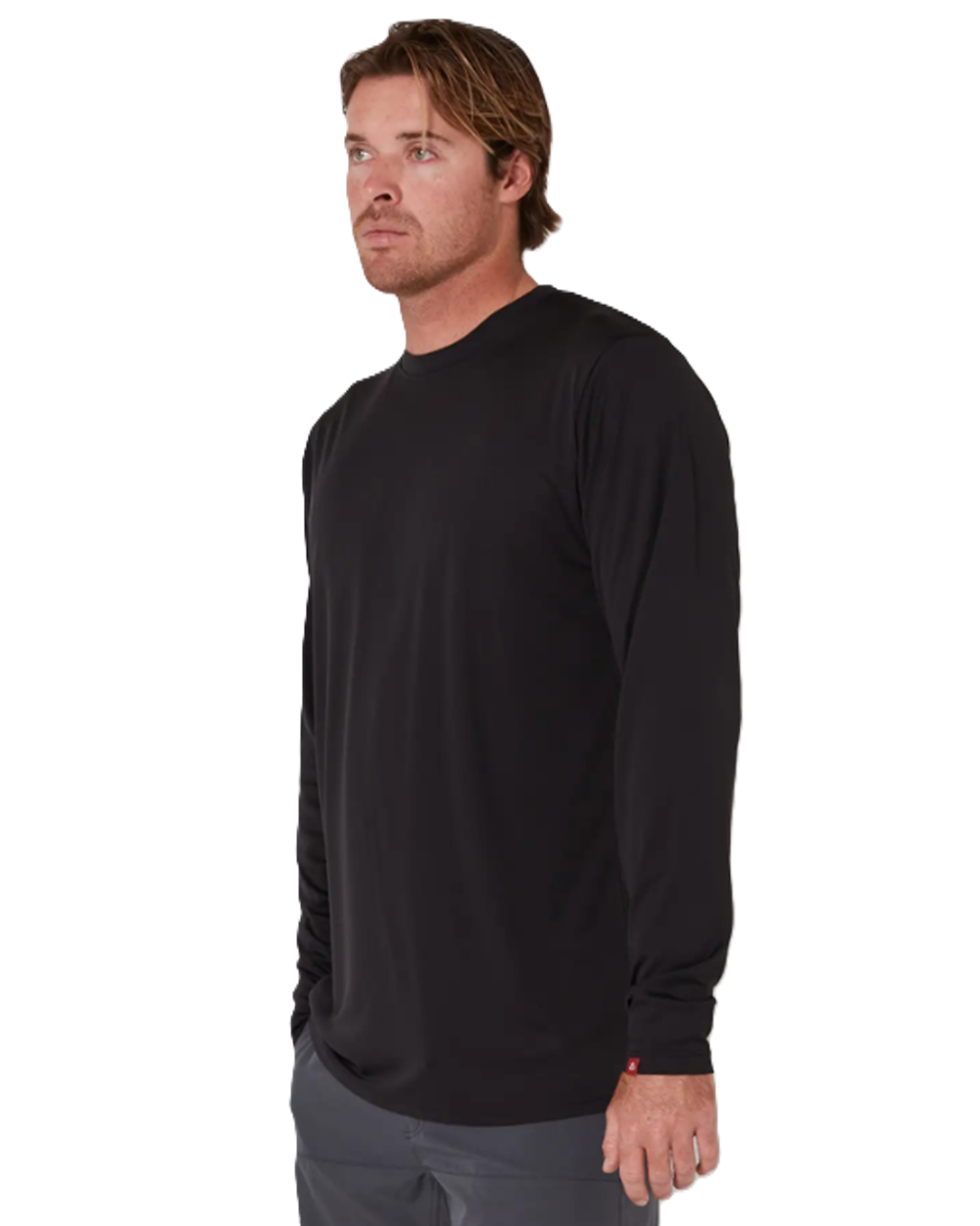 Follow Sun Tee Longsleeve UPF Black