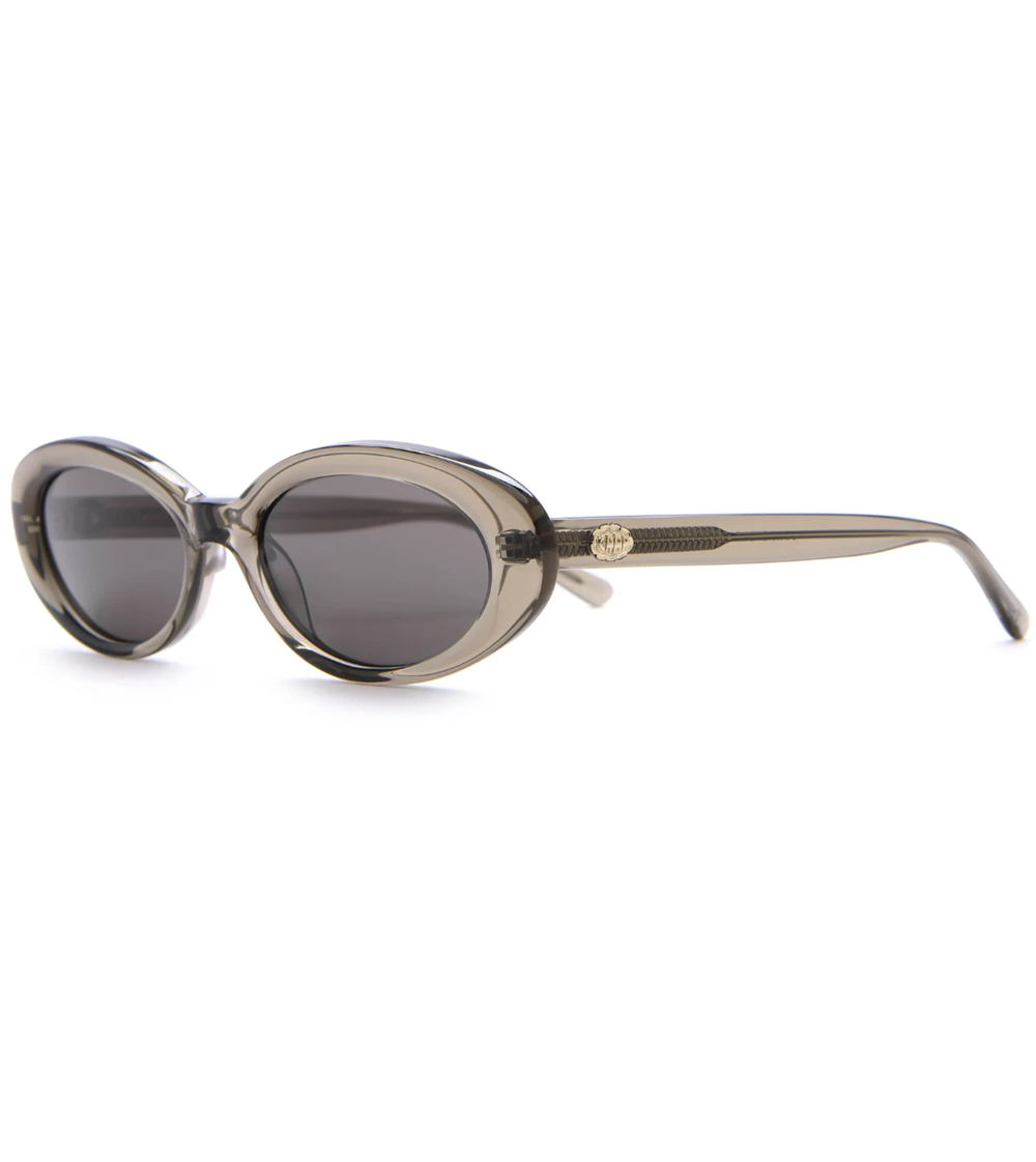 Crap Sweet Leaf Polarized Sunglasses Stone Smoke