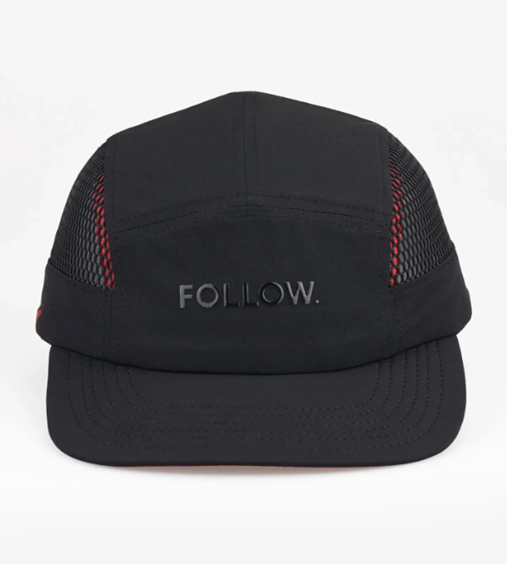 Follow Aqua Cap Black Adjustable Clip