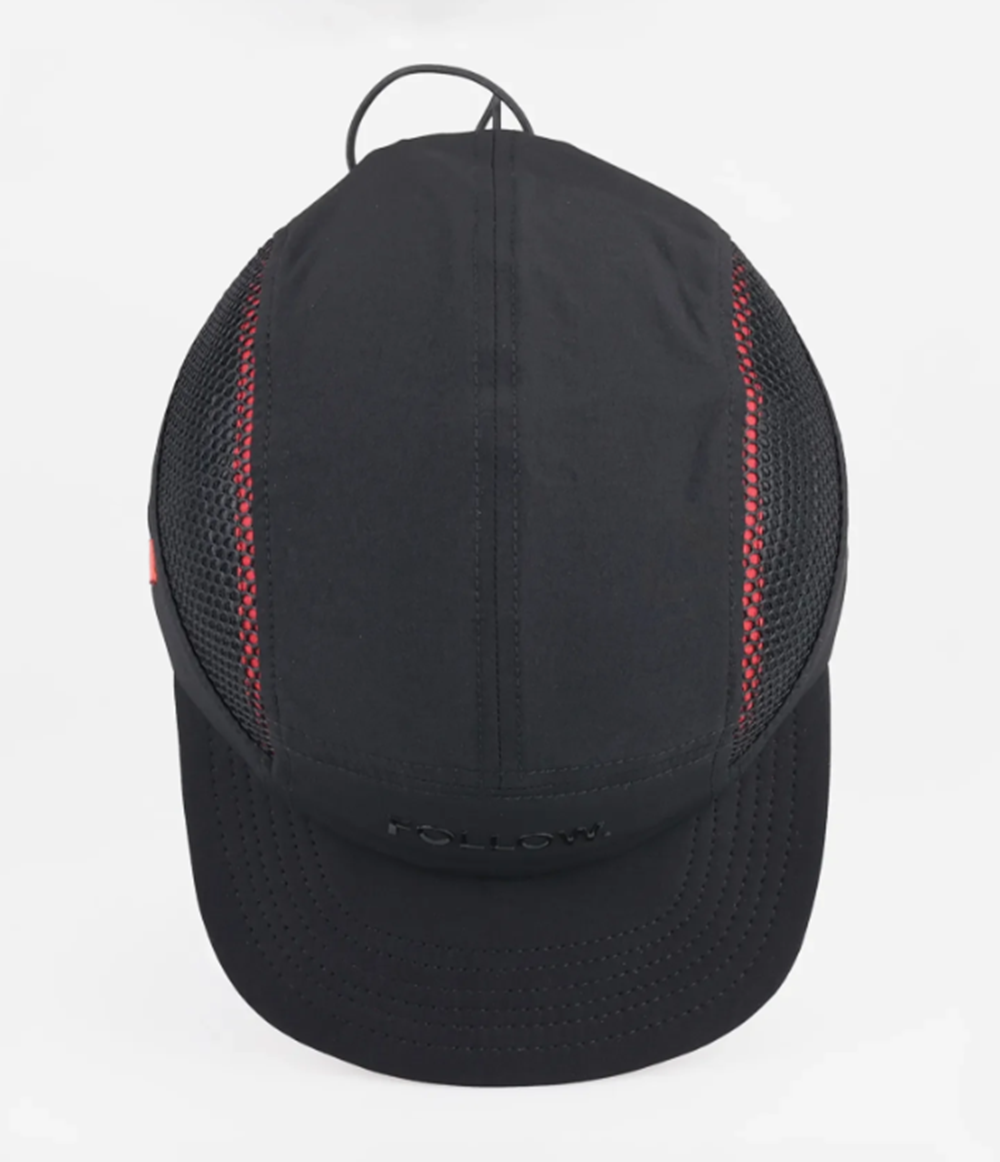 Follow Aqua Cap Black Adjustable Clip