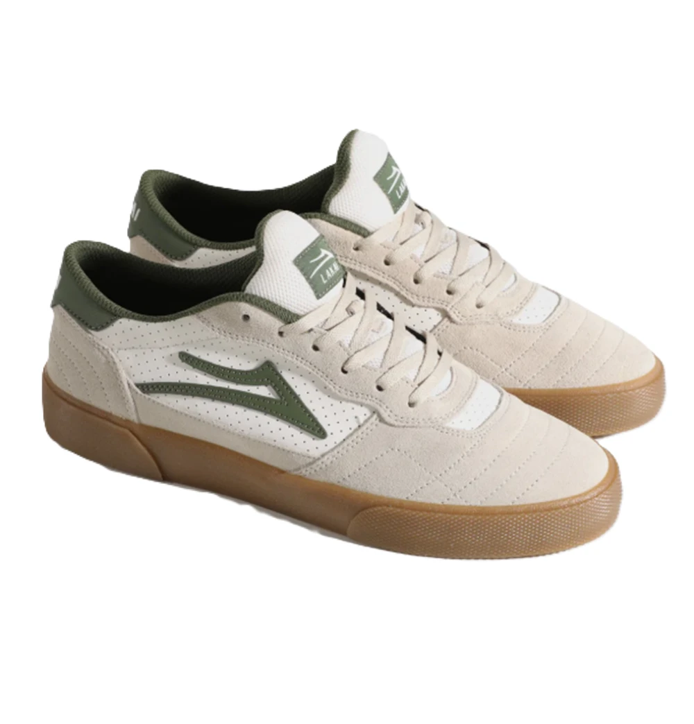 Lakai Cambridge Suede Shoes Cream Suede